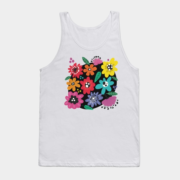 Flowerpower, a beautiful pattern of a colorful flower meadow that gives you the happy summer feeling Tank Top by marina63